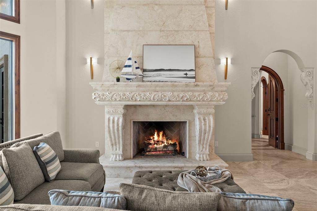 Fireplace, Interior, Living room