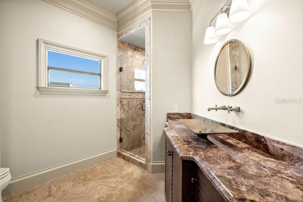 Bathroom, Glass Shower, Interior