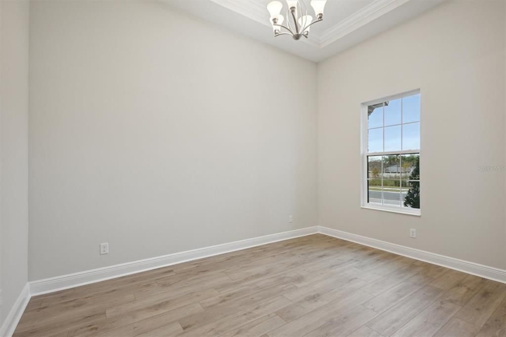 Chandelier, Empty room, Interior, Wood Texture Flooring
