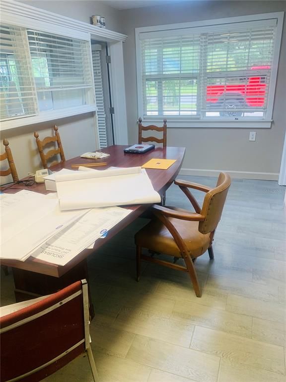 Dining room, Interior, Wood Texture Flooring
