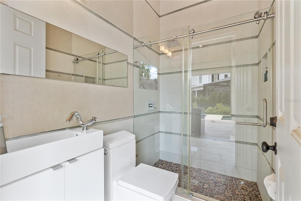 Bathroom, Glass Shower, Interior