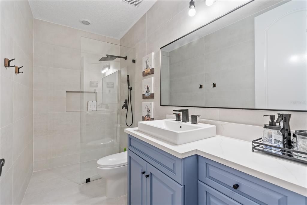 Bathroom, Glass Shower, Interior