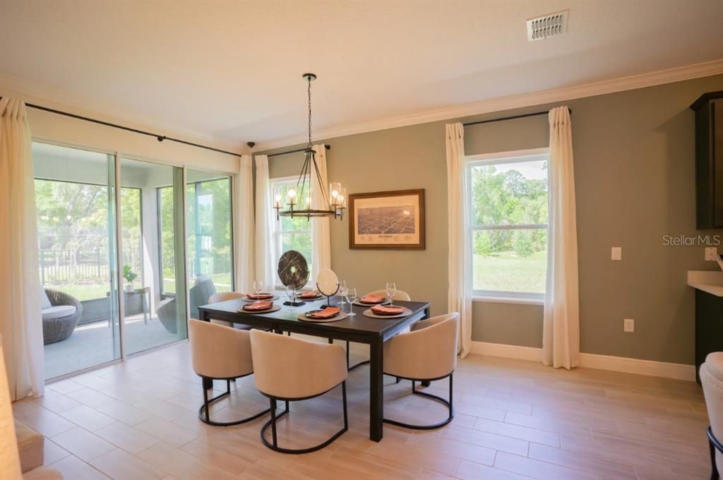 Chandelier, Dining room, Interior, Pendant Lights, Wood Texture Flooring