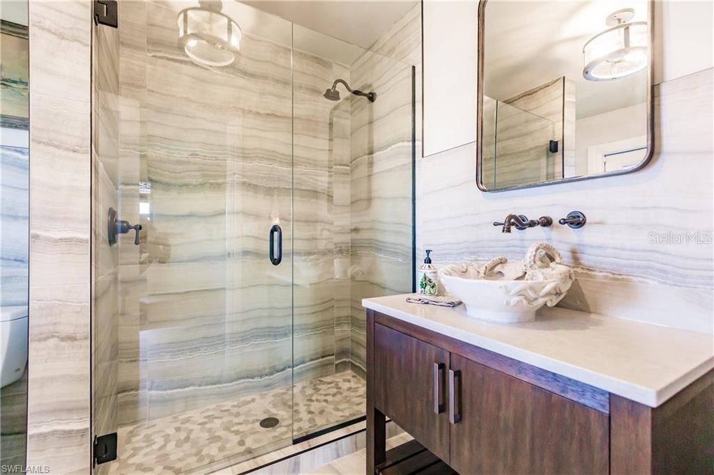 Bathroom, Glass Shower, Interior