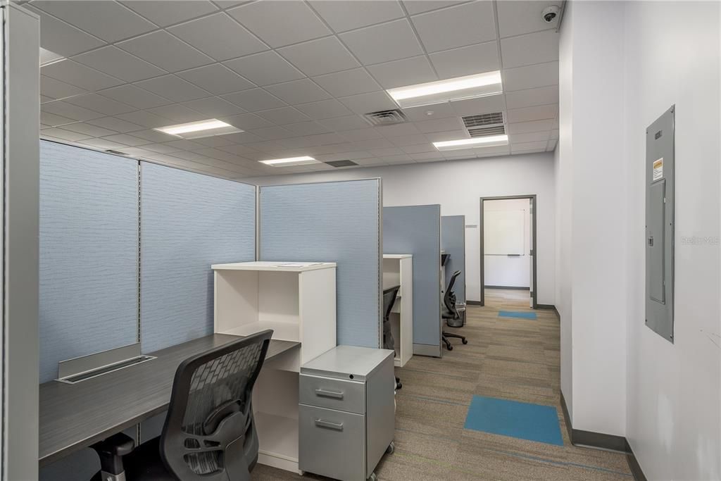 Home Office, Interior, Recessed Lighting