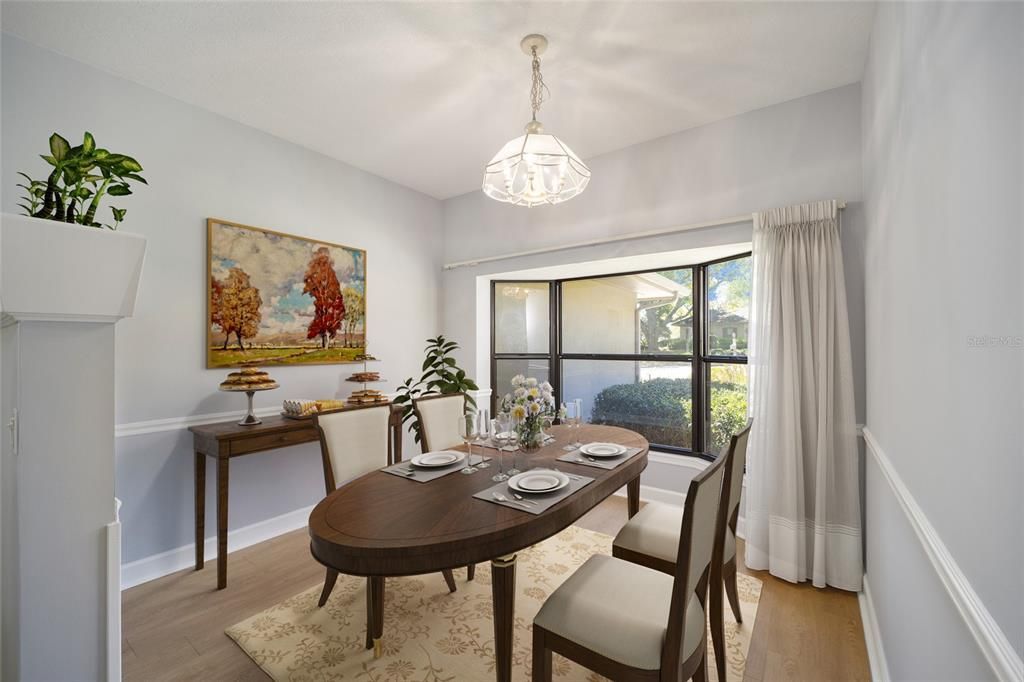 Dining room, Interior, Wood Texture Flooring