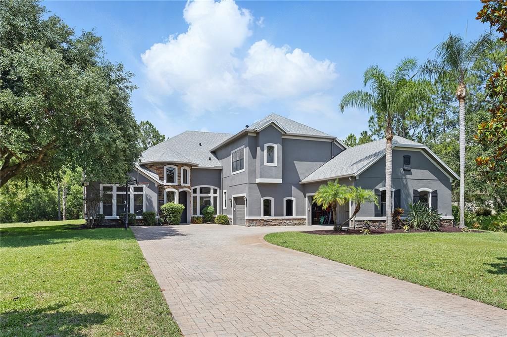 Backyard, Exterior, Facade, Mediterranean