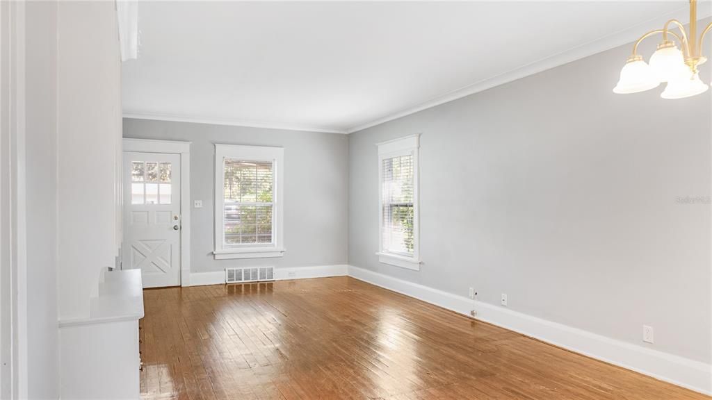Empty room, Interior, Wood Texture Flooring