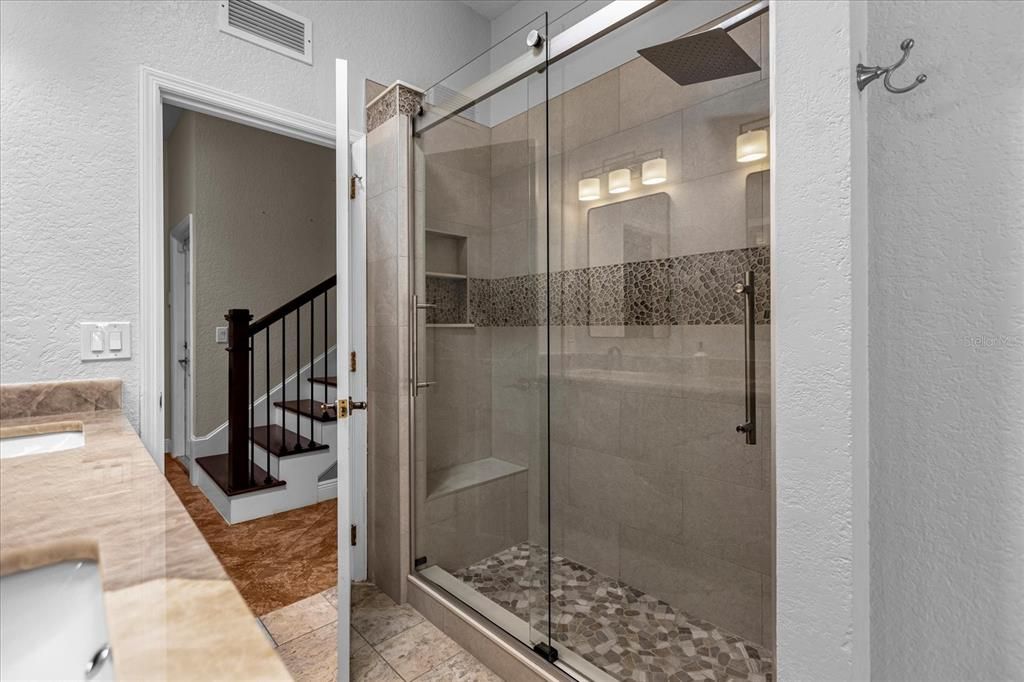 Bathroom, Glass Shower, Interior