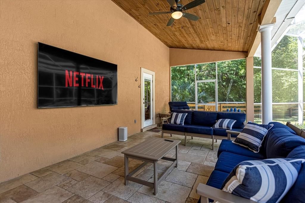 Interior, Living room, Wooden Ceilings