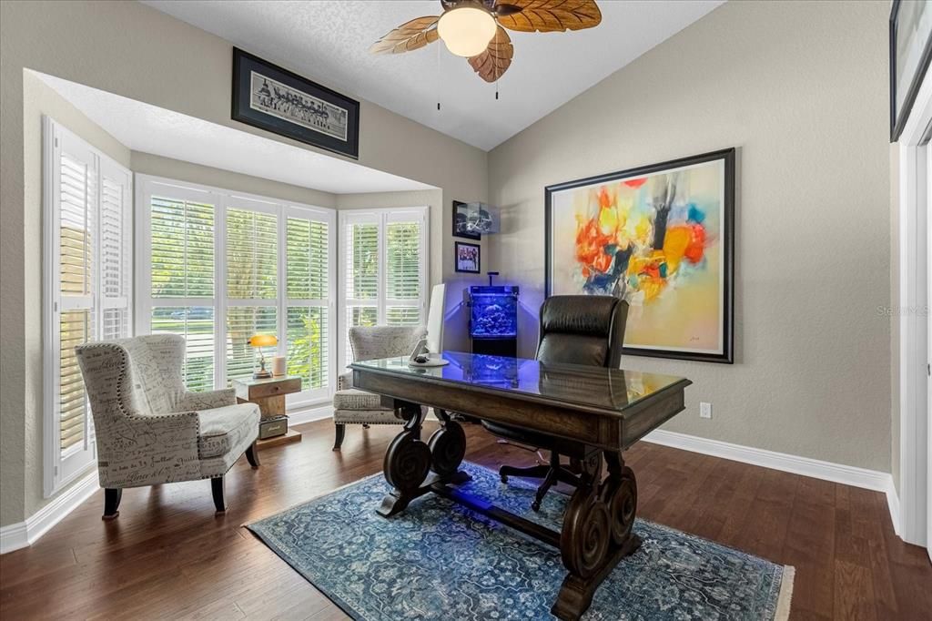 Home Office, Interior, Wood Texture Flooring