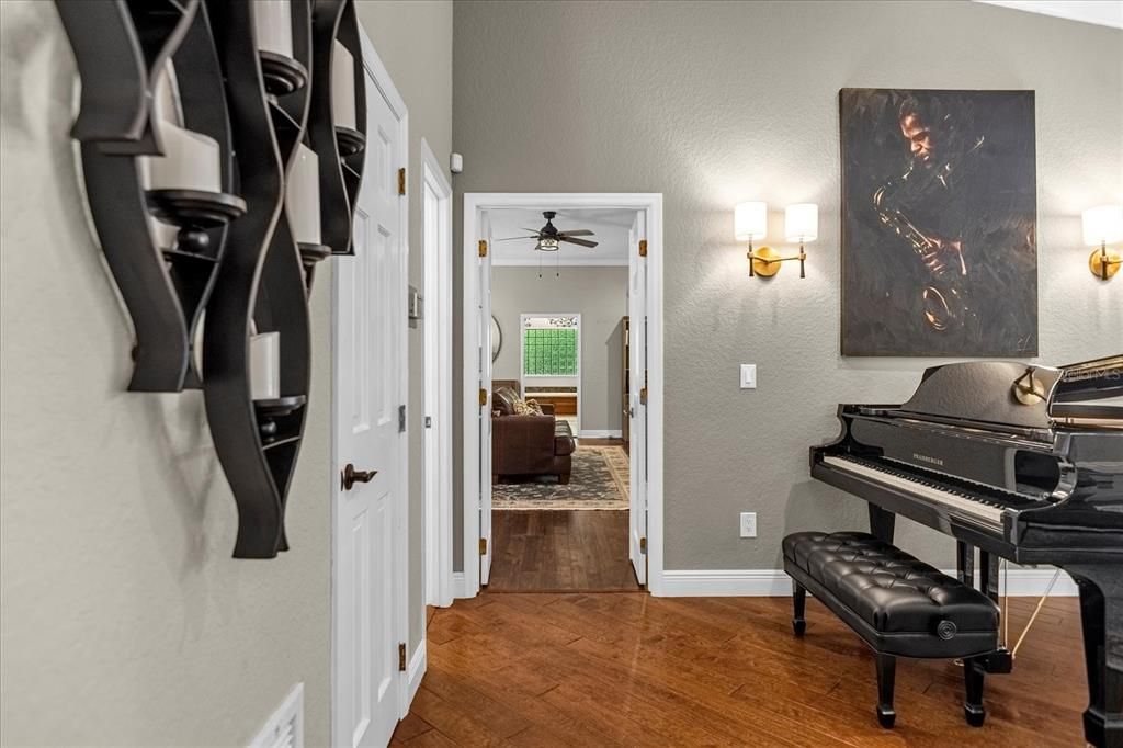 Interior, Piano, Wood Texture Flooring