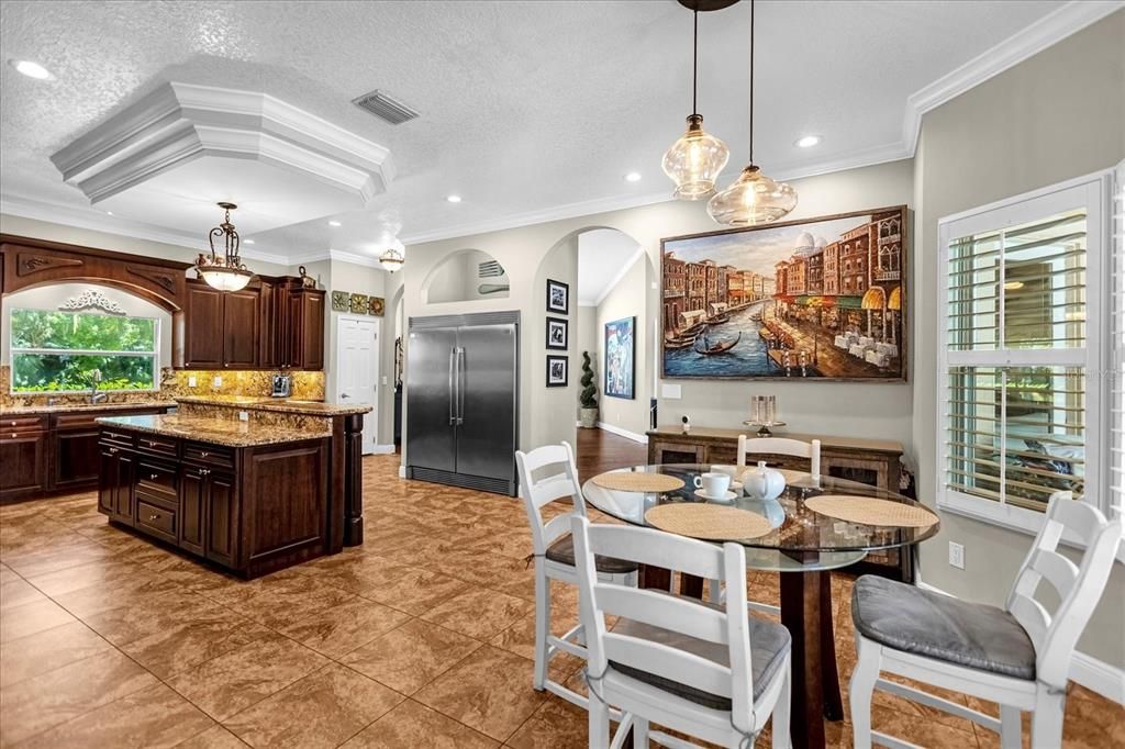 Dining room, Interior, Kitchen, Pendant Lights, Recessed Lighting