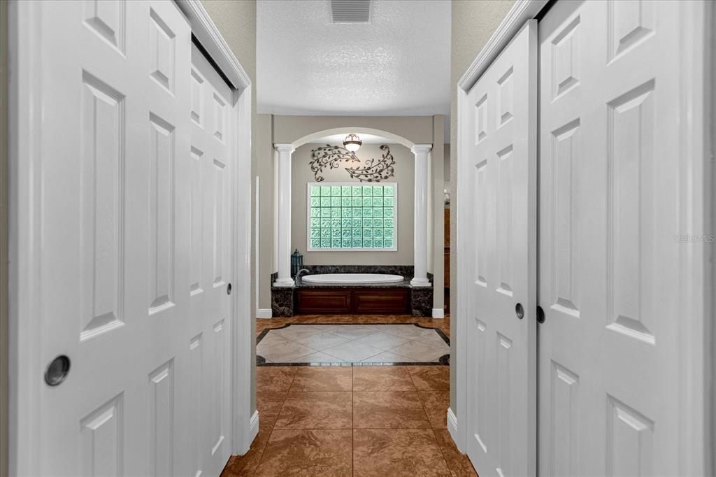 Bathroom, Chandelier, Interior