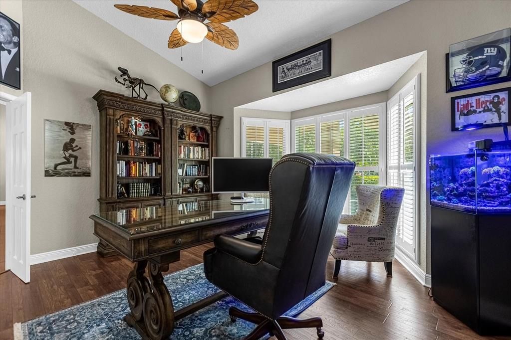 Home Office, Interior, Wood Texture Flooring