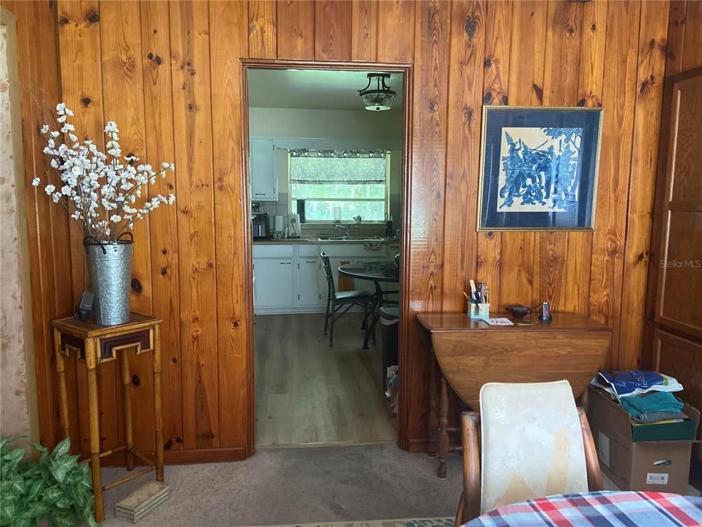 Home Office, Interior, Wooden Walls