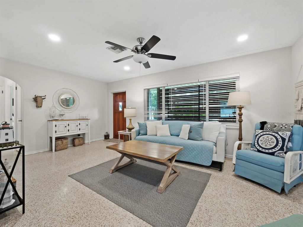 Interior, Living room, Recessed Lighting
