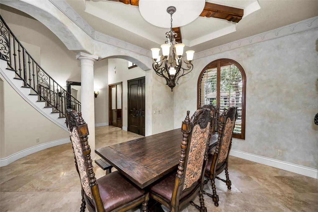 Chandelier, Dining room, Interior