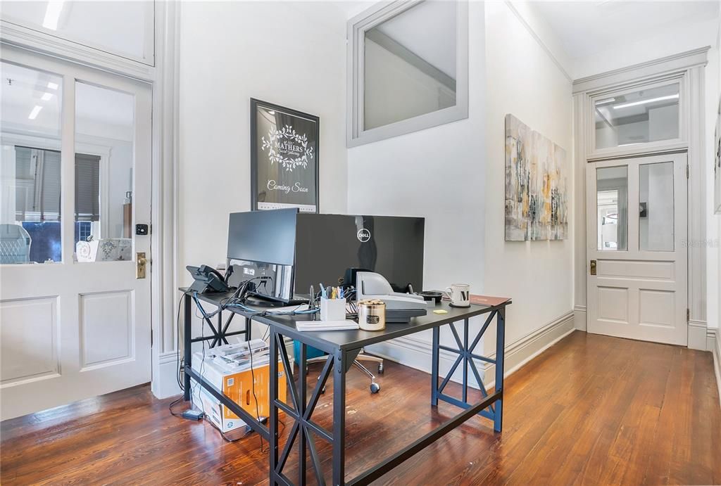 Home Office, Interior, Wood Texture Flooring