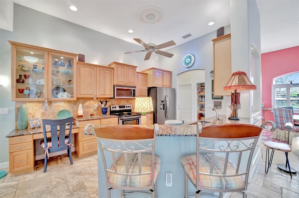 Interior, Kitchen, Recessed Lighting, Stainless Steel Appliances