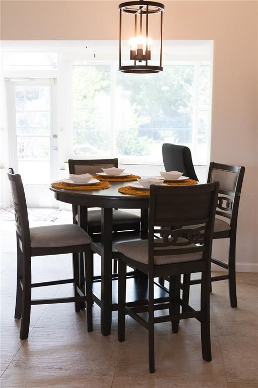 Dining room, Interior, Pendant Lights
