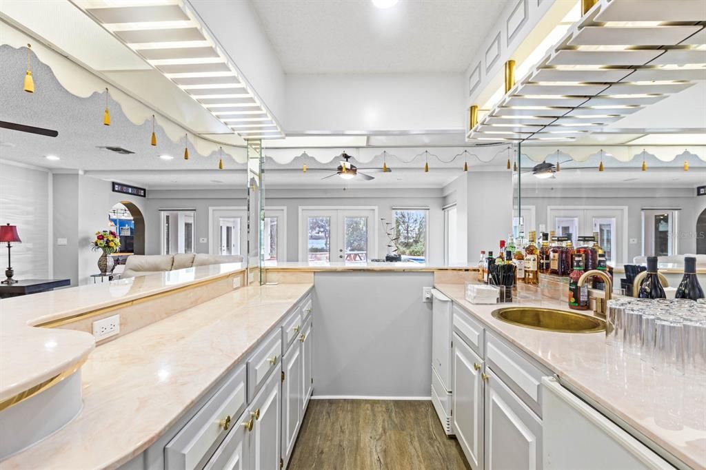 Interior, Recessed Lighting, Wood Texture Flooring
