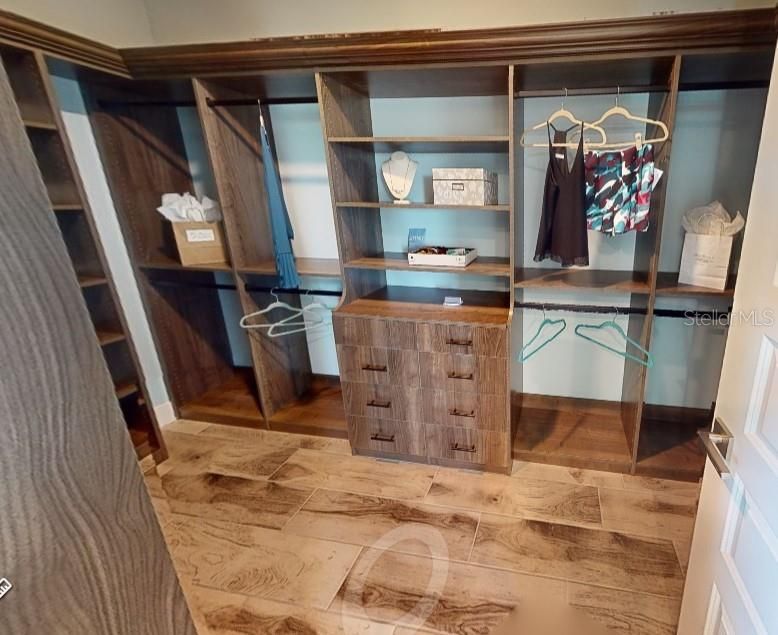 Interior, Walk-in Closets, Wood Texture Flooring