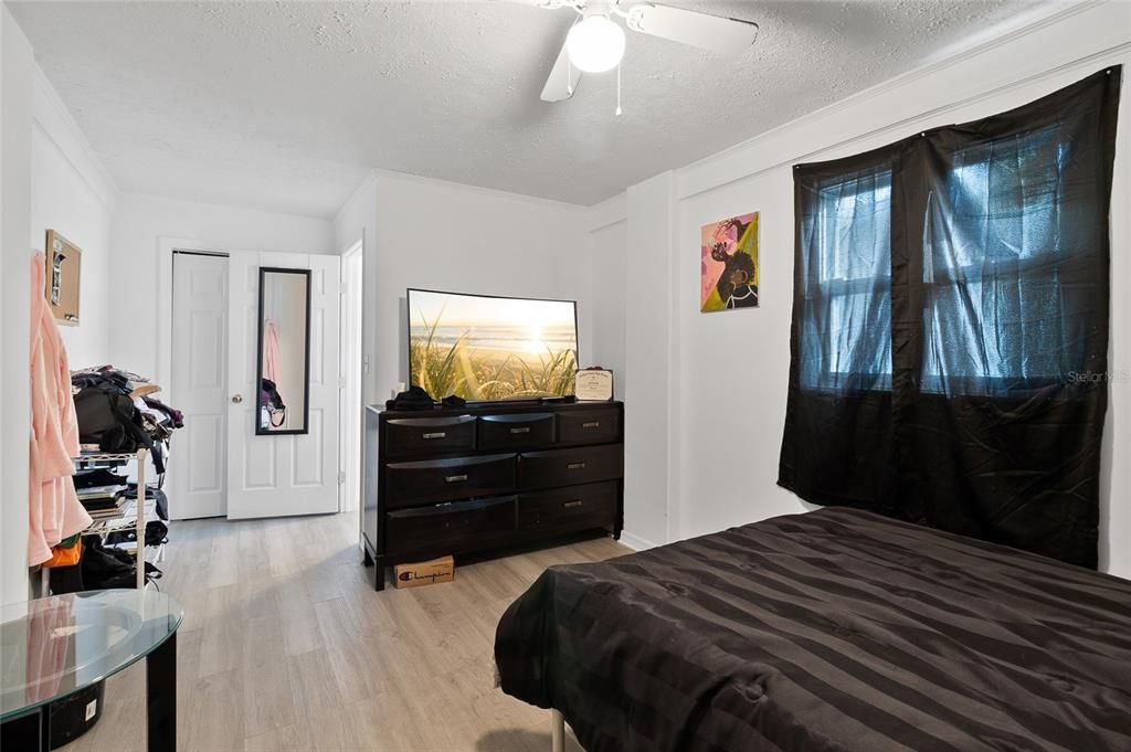 Bedroom, Interior, Wood Texture Flooring