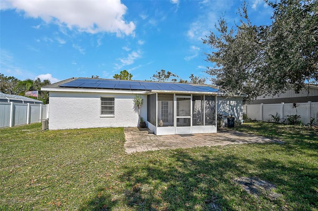 Backyard, Exterior, Solar Panels