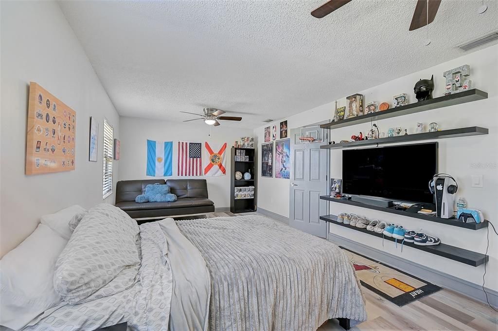 Bedroom, Interior, Wood Texture Flooring