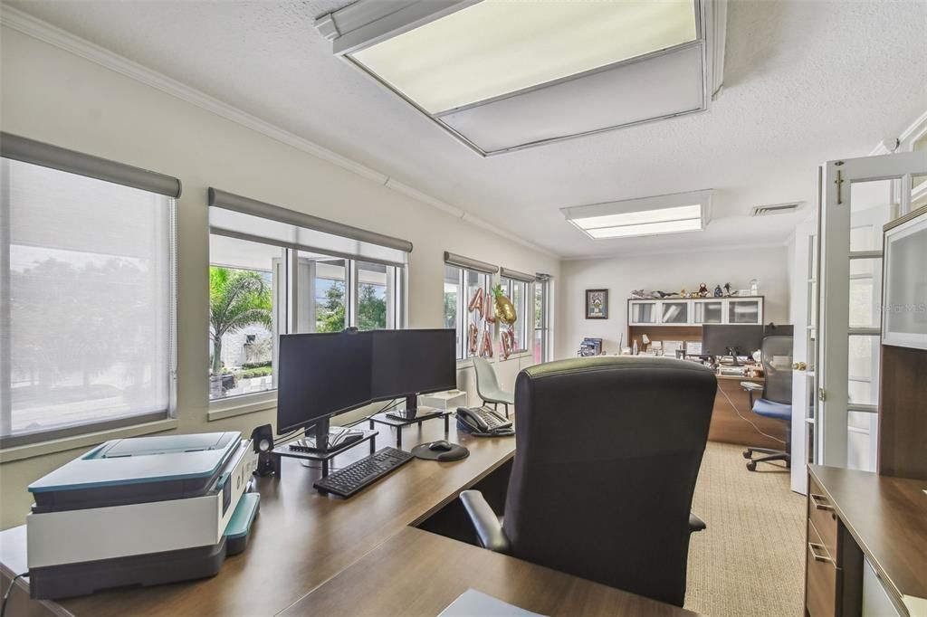 Home Office, Interior, Wood Texture Flooring