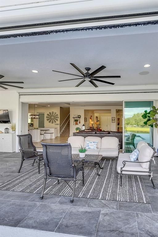 Interior, Living room, Recessed Lighting