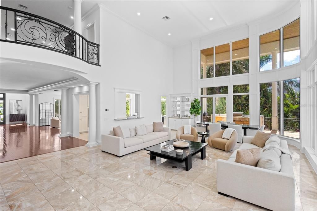 Dining room, Interior, Living room, Recessed Lighting