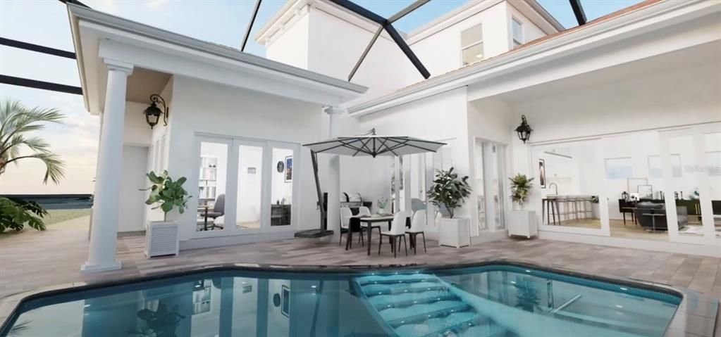 Glass Ceilings, Interior, Pool, Sun Room