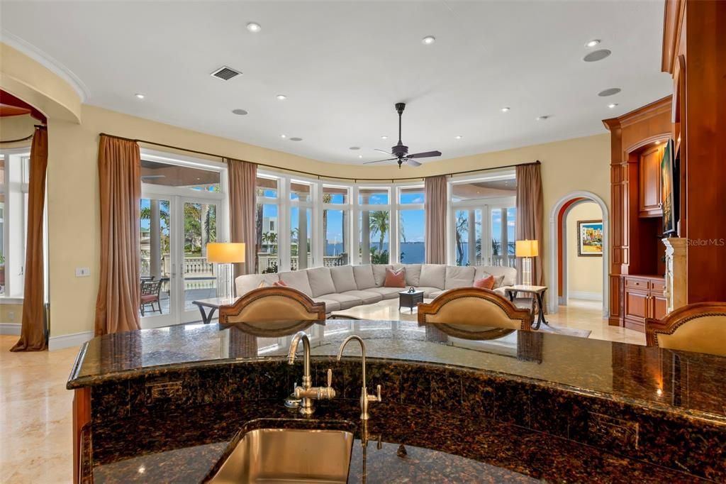 Interior, Living room, Recessed Lighting, Water