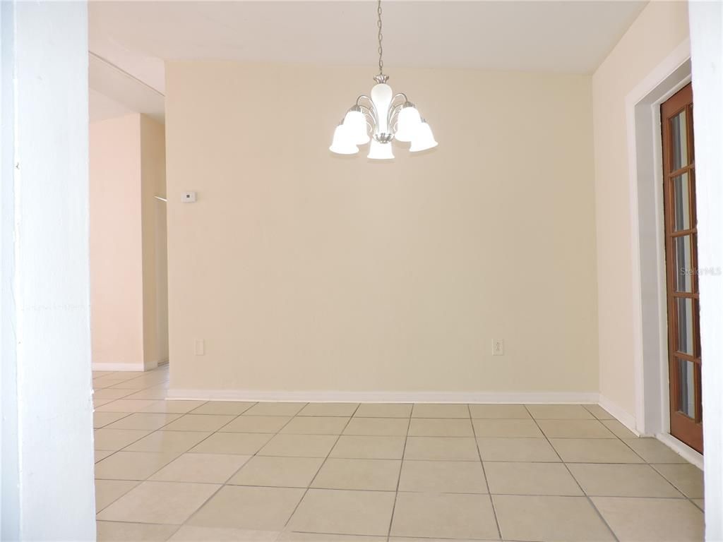 Chandelier, Empty room, Interior