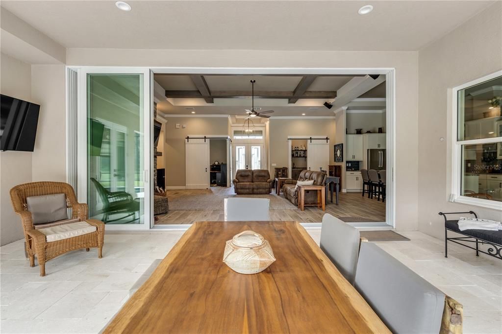 Dining room, Interior, Living room, Pendant Lights, Recessed Lighting