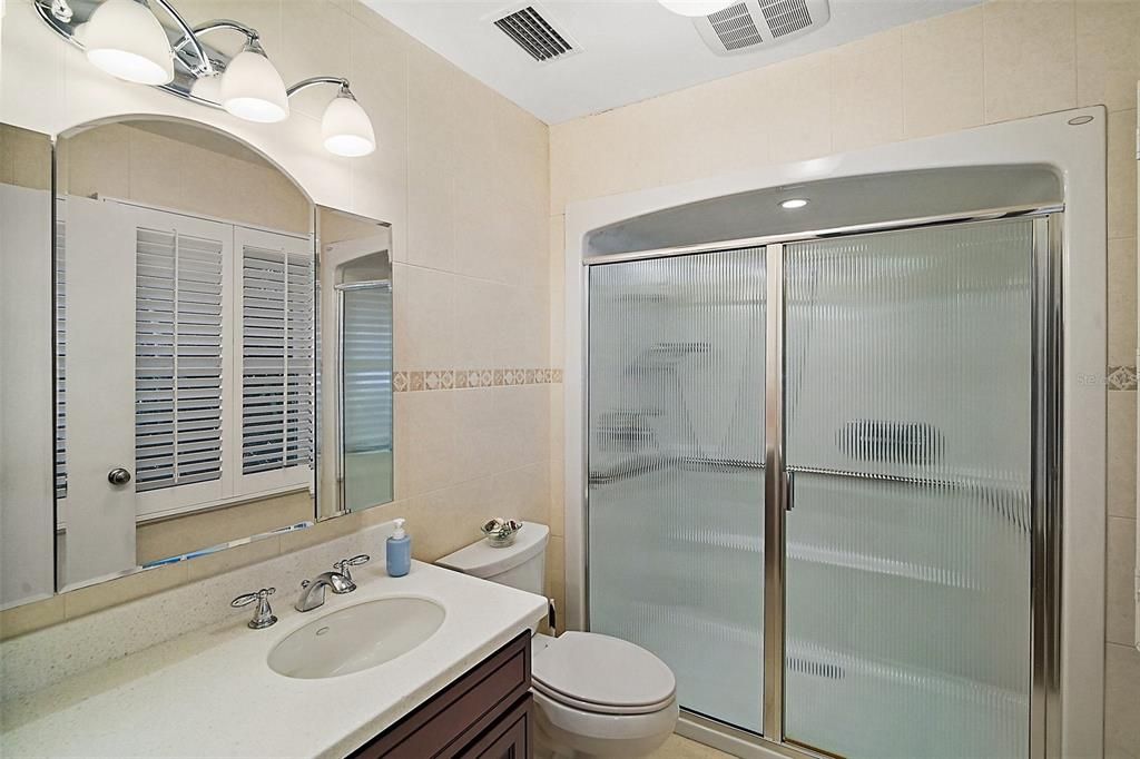 Bathroom, Glass Shower, Interior