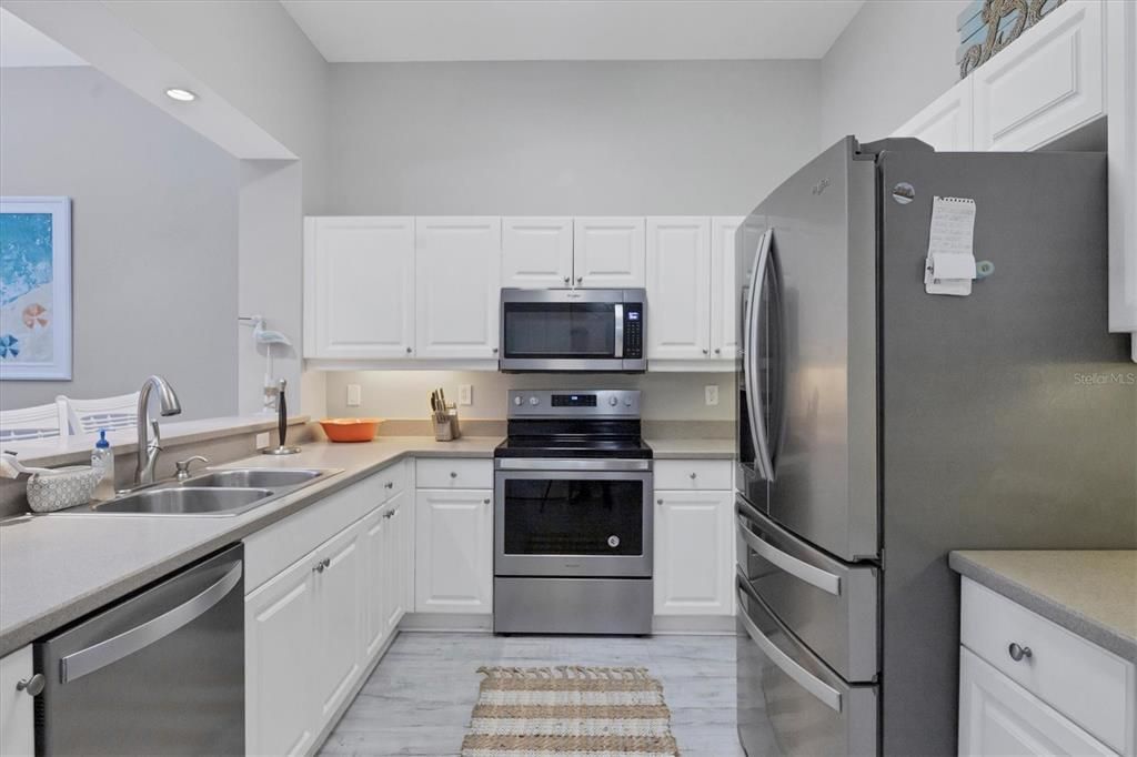 Interior, Kitchen, Recessed Lighting, Stainless Steel Appliances