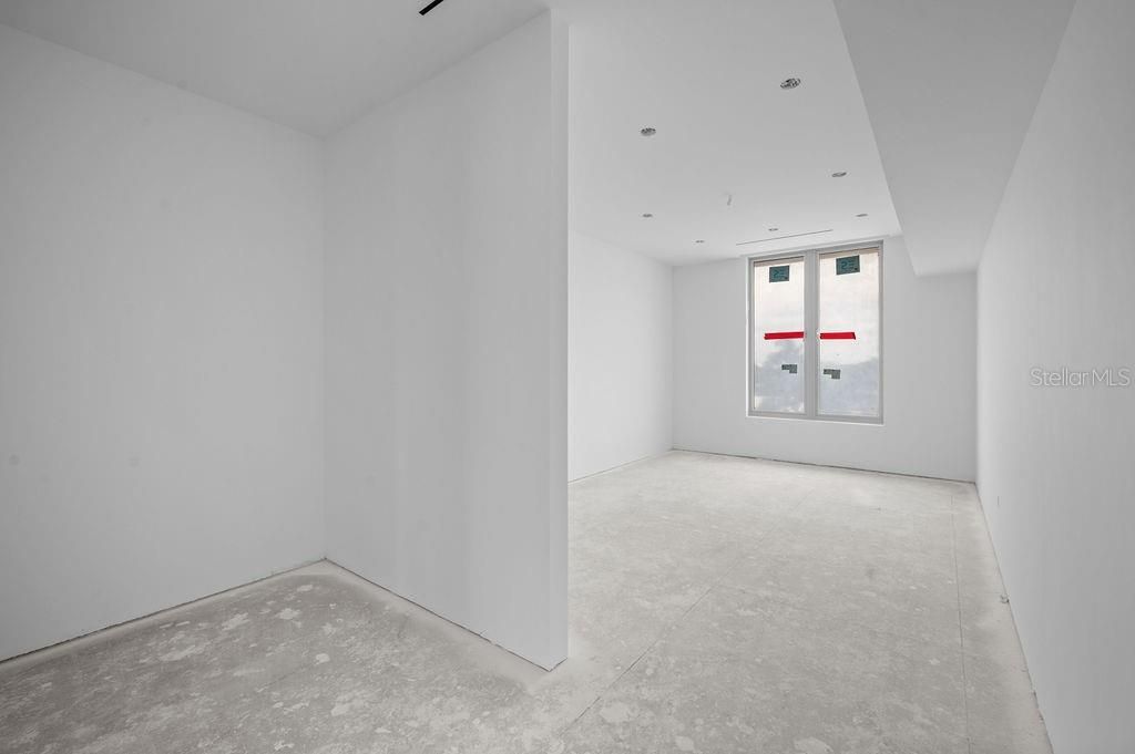 Empty room, Interior, Recessed Lighting
