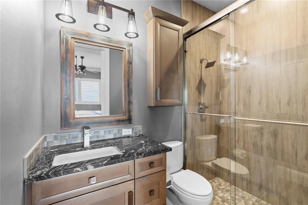 Bathroom, Glass Shower, Interior