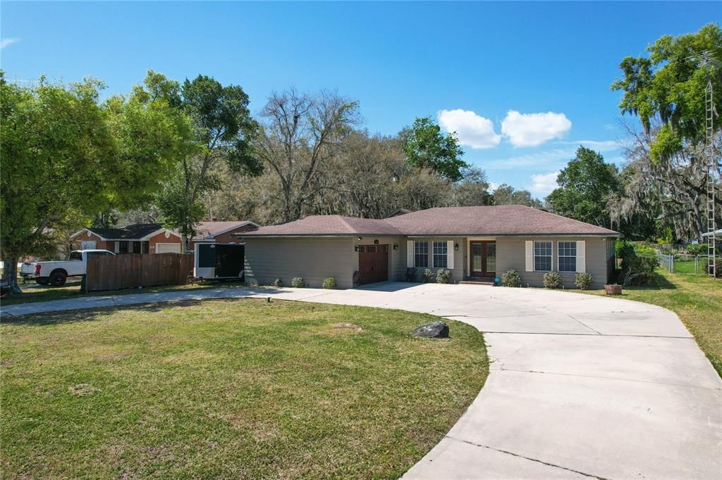 Attached, Backyard, Exterior, Facade, Ranch