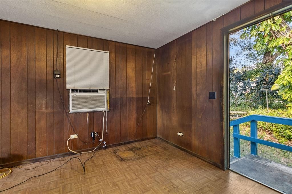 Empty room, Interior, Wood Texture Flooring, Wooden Walls