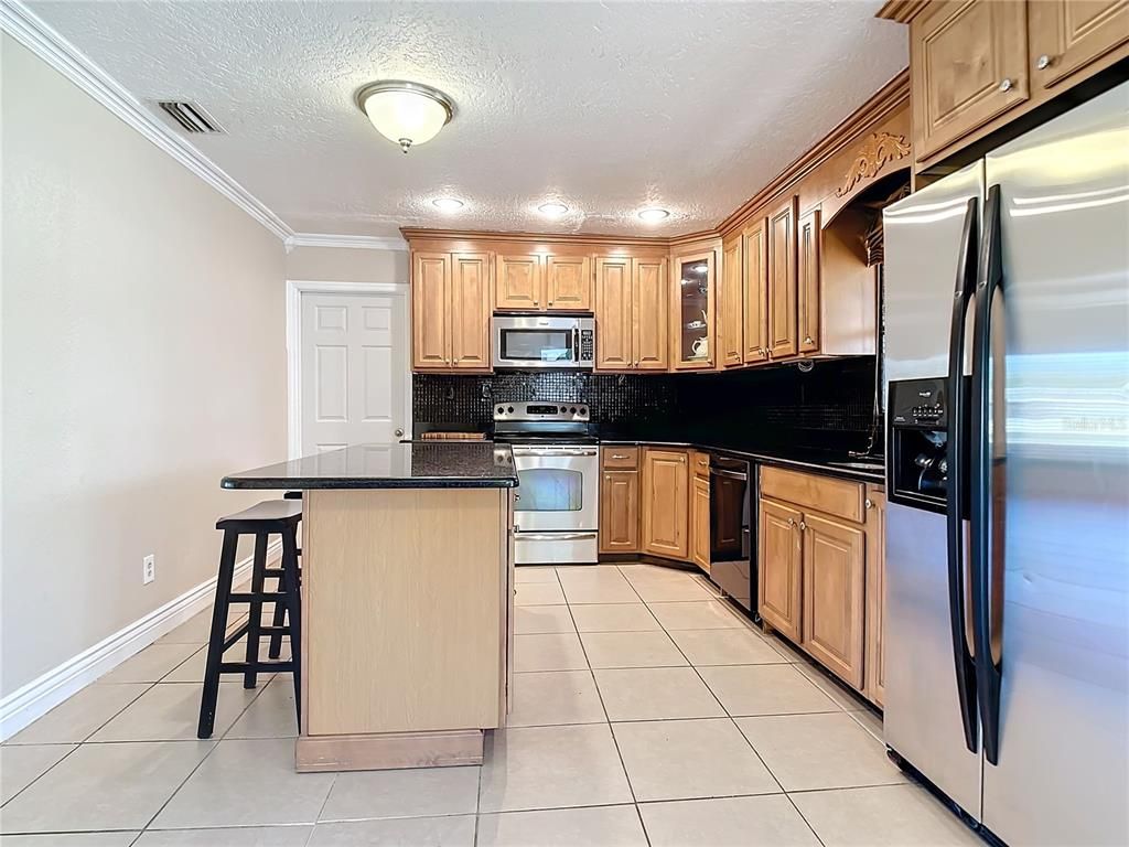 Interior, Kitchen, Recessed Lighting, Stainless Steel Appliances