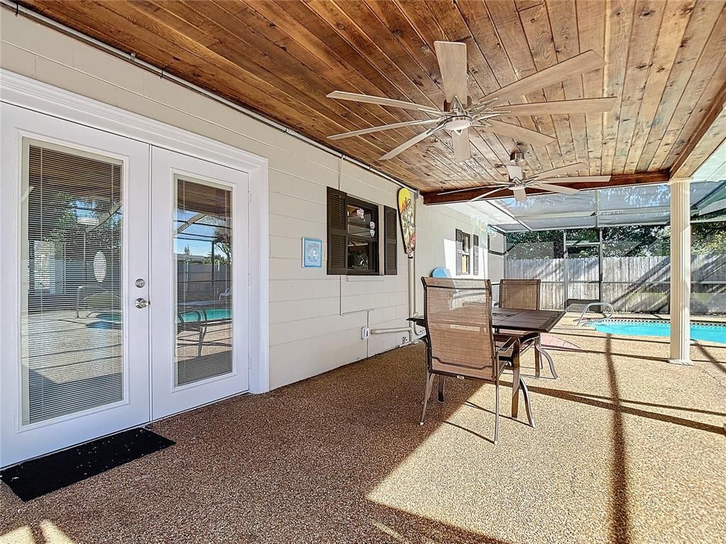 Dining room, Interior, Pool, Sun Room, Wooden Ceilings