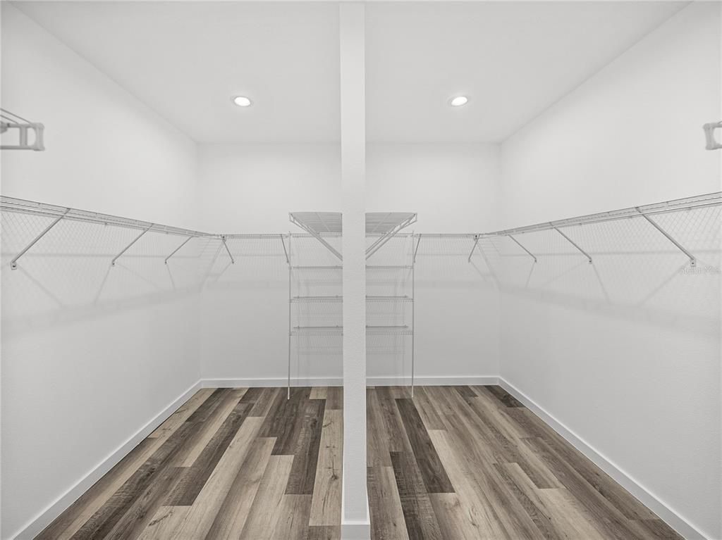 Interior, Recessed Lighting, Walk-in Closets, Wood Texture Flooring