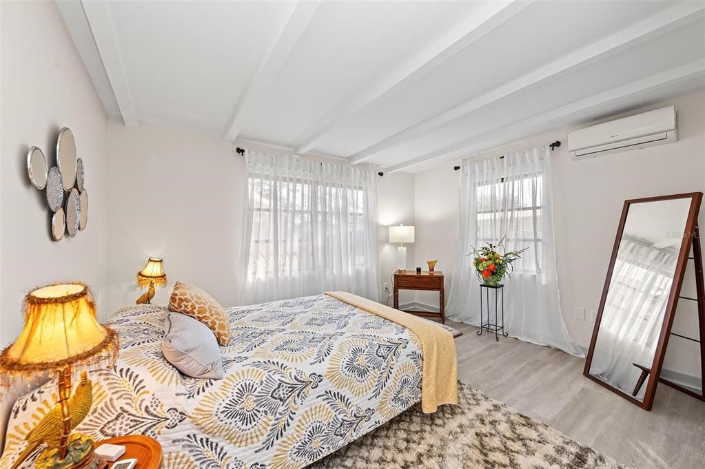 Bedroom, Interior, Wood Texture Flooring