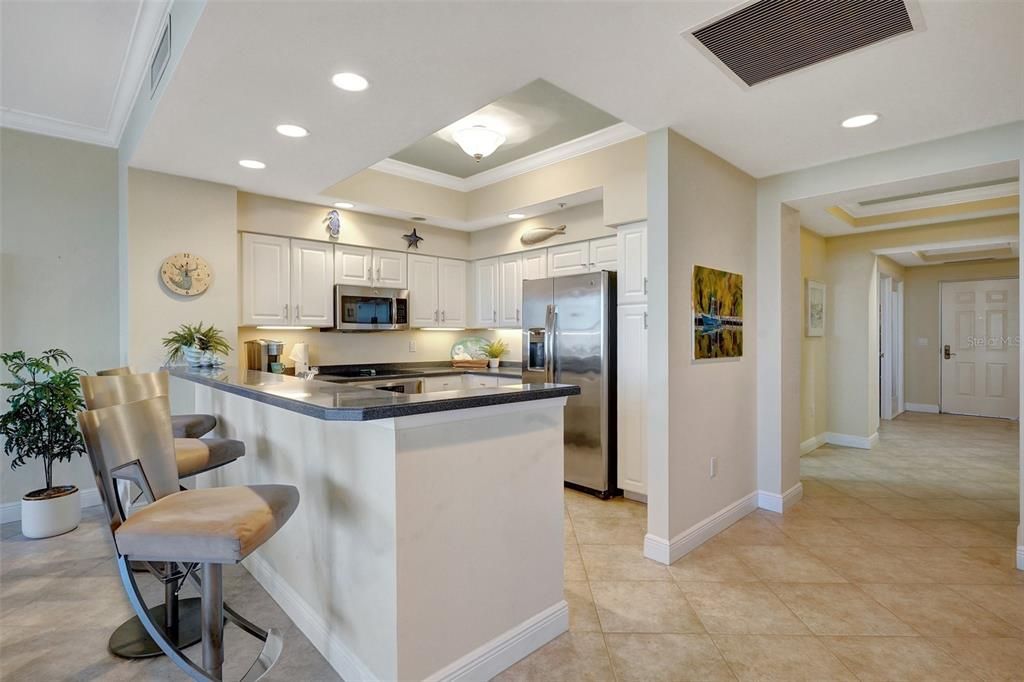 Interior, Kitchen, Recessed Lighting, Stainless Steel Appliances