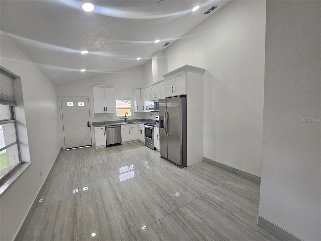 Interior, Kitchen, Recessed Lighting, Stainless Steel Appliances