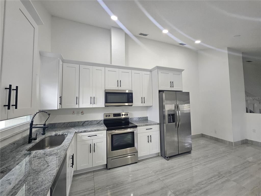 Interior, Kitchen, Recessed Lighting, Stainless Steel Appliances